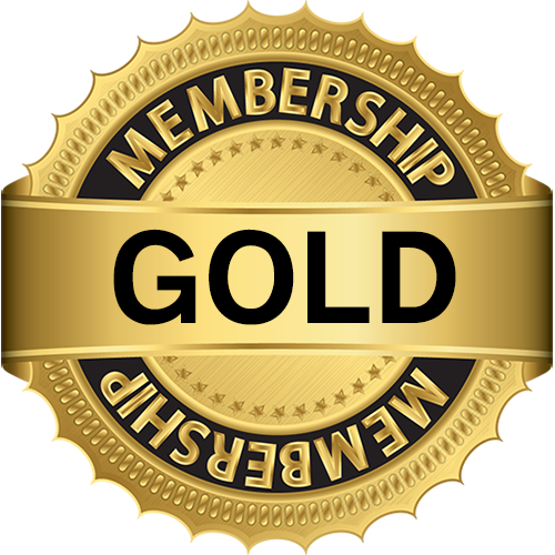 gold membership badge