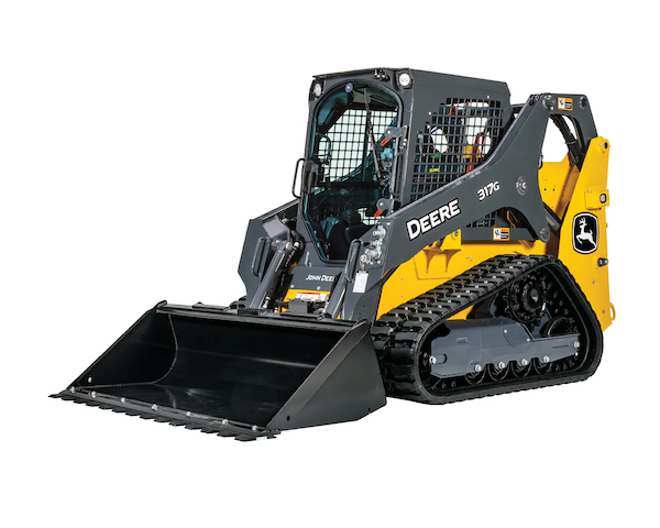 Studio photo of the 317G Compact Track Loader