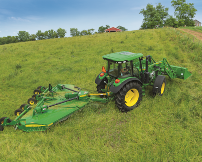5115R Utility Tractor with rotary cutter