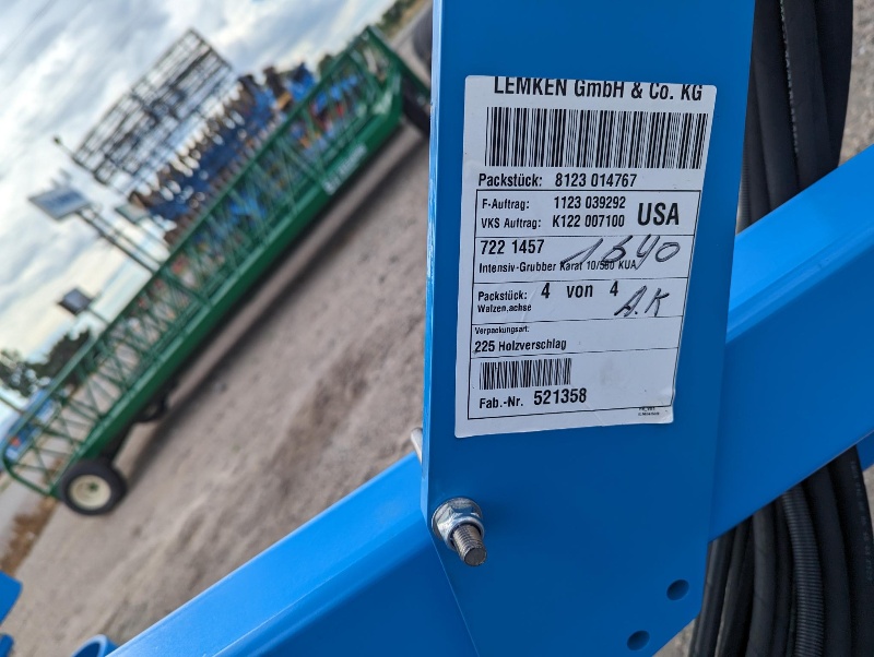 2023 LEMKEN KARAT 10/500 - 540/400 CHISEL PLOW