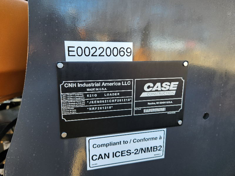 2024 CASE 621G2 ZBAR T4F WHEEL LOADER