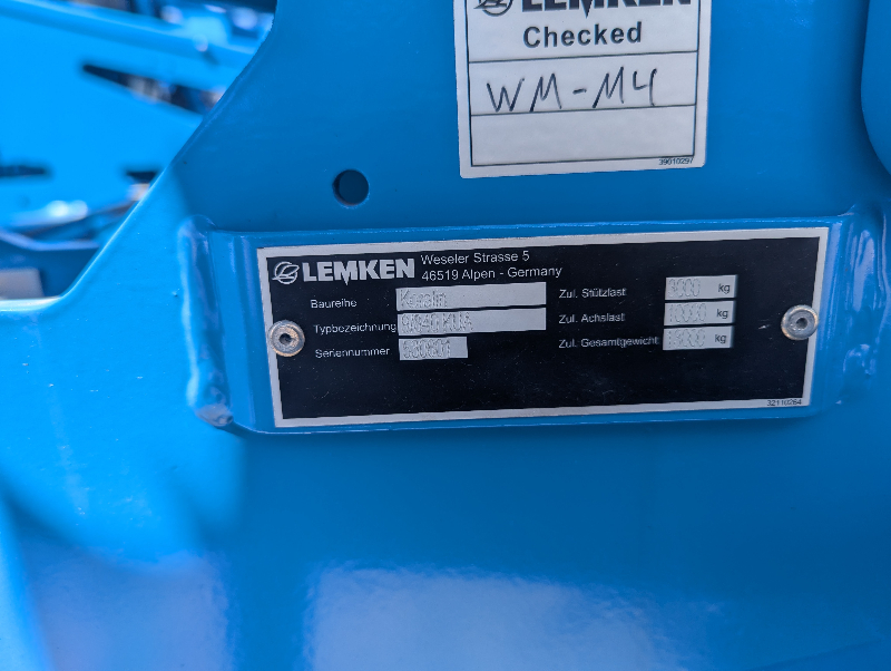 2024 LEMKEN KORALIN 9/840 DISK CHISEL E00226318
