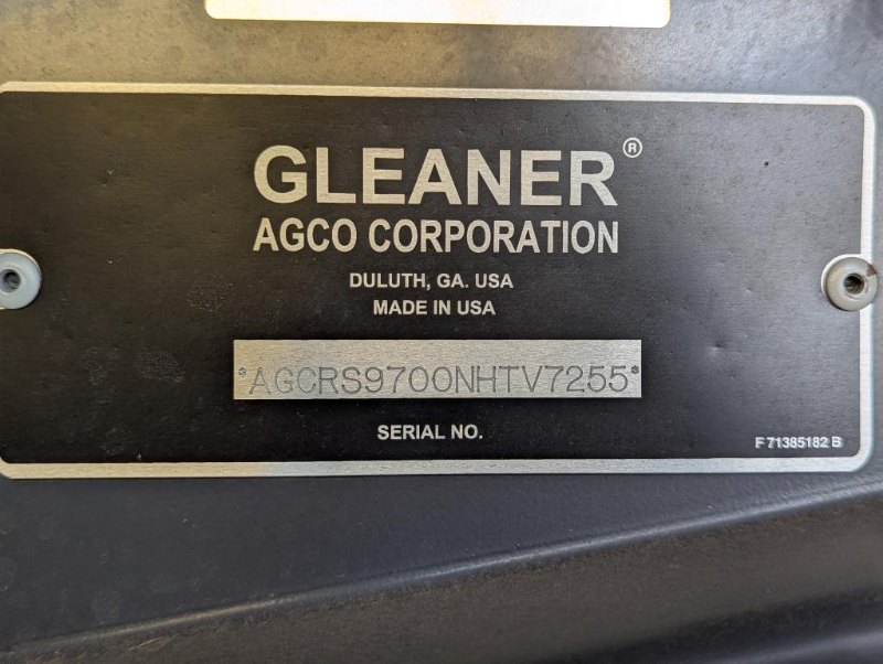 2023 GLEANER S97 COMBINE